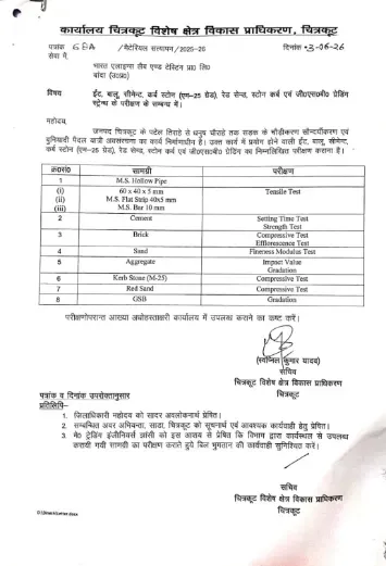 Chitrakoot Special Area Development Authority - CSADA