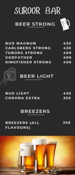 SUROOR BAR MENU 6