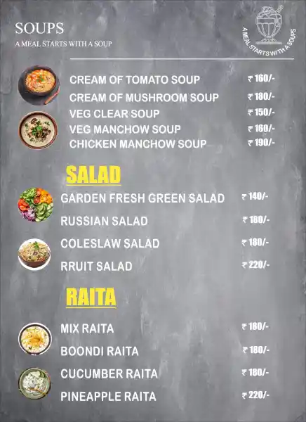DALCHINI RESTAURANT MENU 9