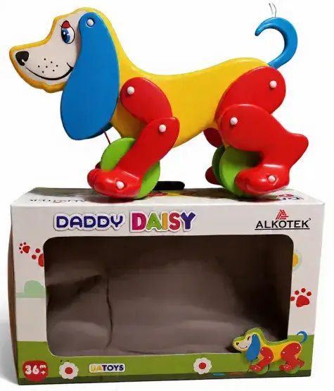 DADDY DAISY DOG ( pull along ) - JITENDRA TOYS AND GENERAL STORES