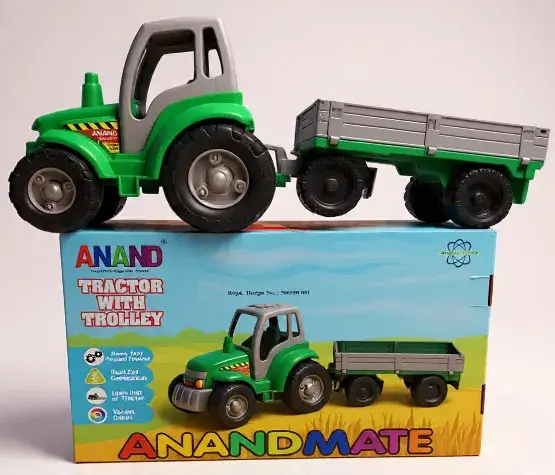 TRACTOR WITH TROLLEY ( ANAND ) - JITENDRA TOYS AND GENERAL STORES