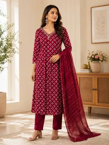 Batik viscose suit - UNNATI NX HOSIERY & FASHION