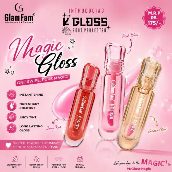 Glam fam lip gloss 50 pic - NAMAN ENTERPRISES