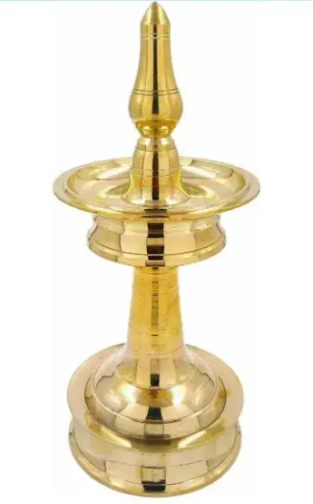 Kms brass nilavilakku no.12 pcs 610 - SILPI AGENCIES