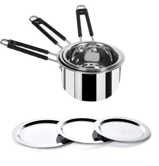 B.k steel sauce pan kg 420 - SILPI AGENCIES