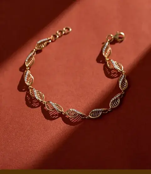 Gold bracelet - DAGINA JEWELLERS