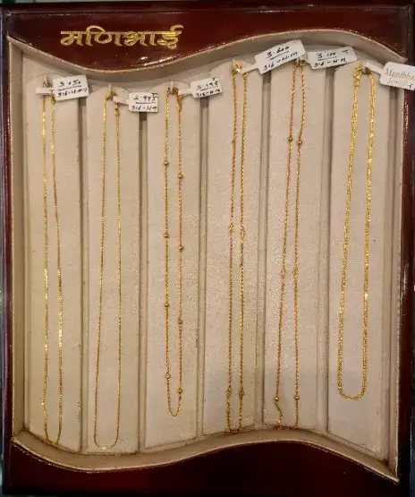 Golden Chains 22k - MANIBHAI JEWELLS