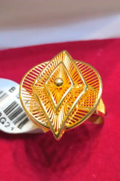 Feather casting Rings 3 - न्यू बांके बिहारी ज्वैलर्स