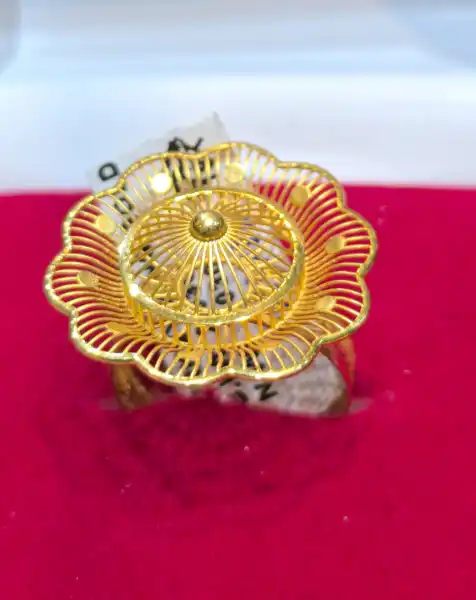 Feather casting Rings 8 - न्यू बांके बिहारी ज्वैलर्स