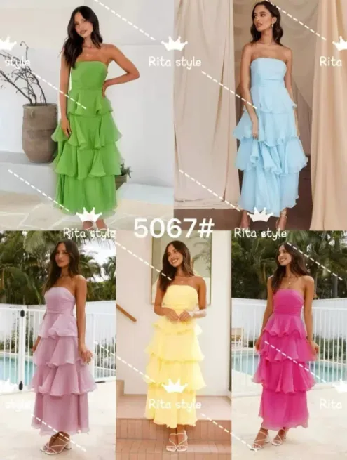 Tube Frill Dress  - GETS