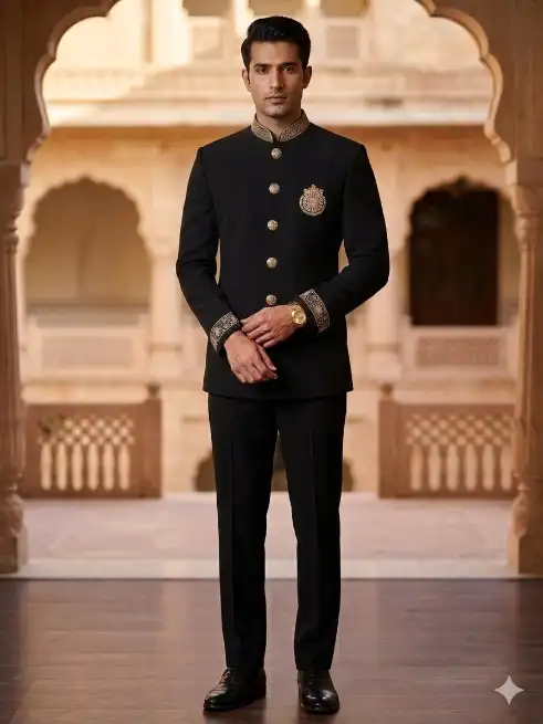 hand work in armani 1 - V.K. COAT WALA