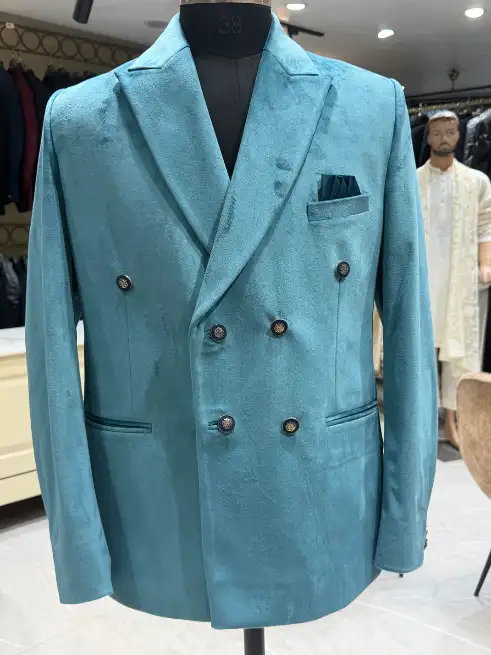 double breast blazer - V.K. COAT WALA