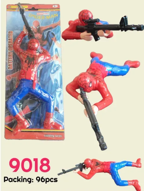 Battery operated spider man toy - YASH TOYS & GENRAL STORE