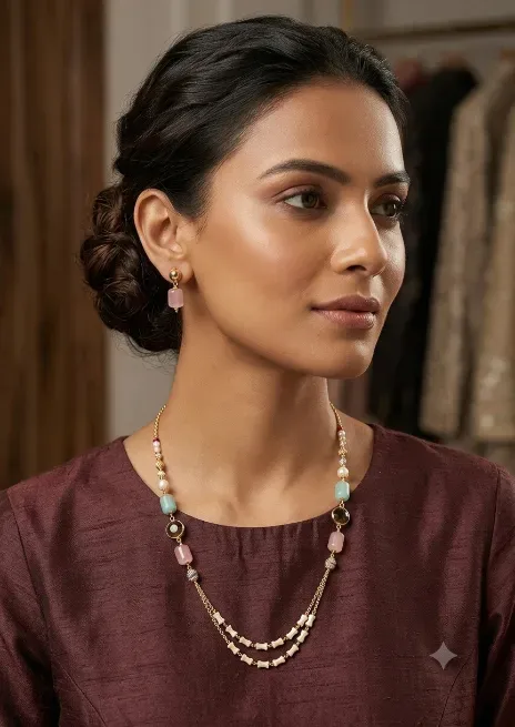 Pendal set  - VAISHANVI JEWELLERY