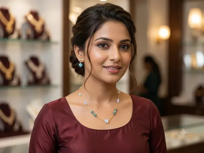 Pendal set  - VAISHANVI JEWELLERY
