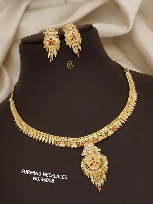 On garm gold harset - VAISHANVI JEWELLERY