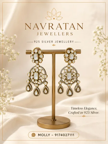 Earrings  - NAVRATAN JEWELLERS
