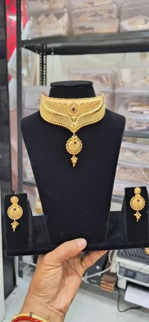 Fancy chokar set - TARA SHREE JEWELLERS