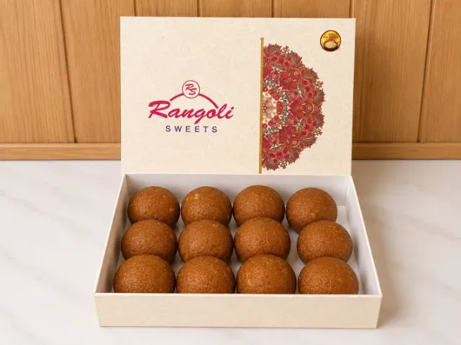 Besan laddu - RANGOLI SWEETS
