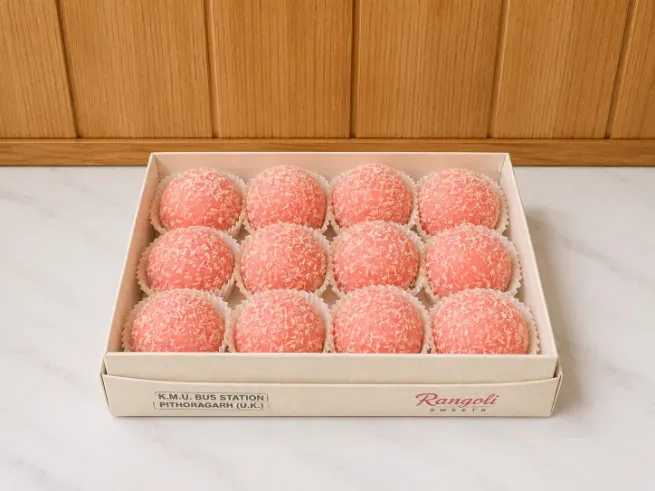 Pink rasgulla - RANGOLI SWEETS