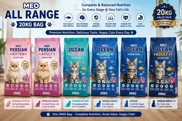 MEO 20KG DRY FOOD RANGE - RAJAN PET SHOP