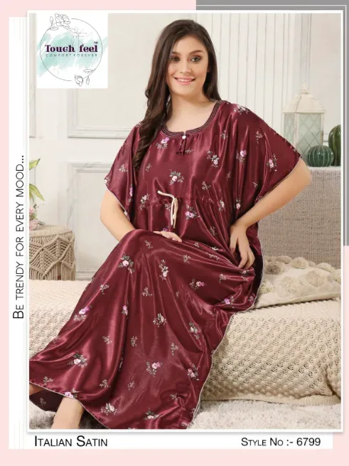 ITALIAN SATIN GOWN 19 - ARIHANT HOSIERY