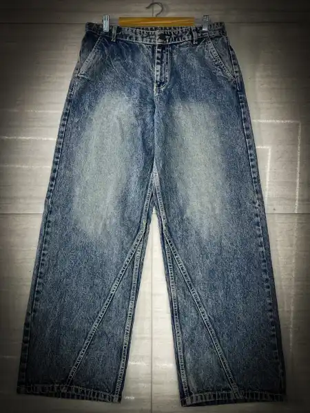 Greenish wash jeans - SOAR COLLECTION