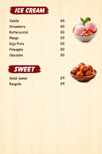 MENU  - RASHYAR