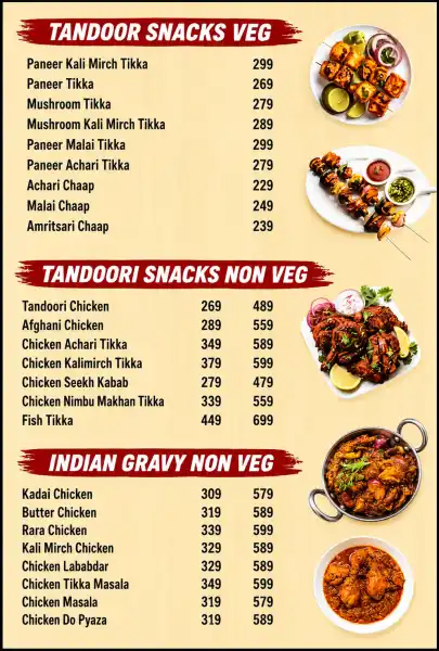 MENU - RASHYAR