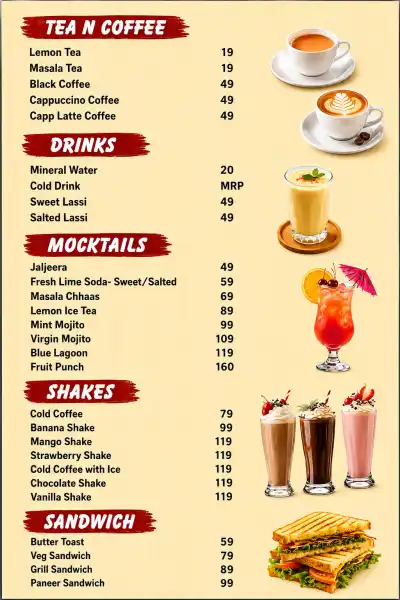 MENU - RASHYAR