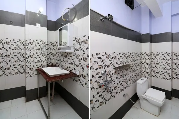 Room 201 Washroom - HOTEL RAWAT PALACE