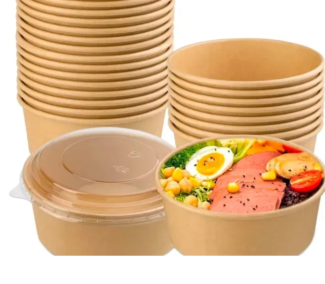 750ml  brown kraft paper container  - DAGA DISPOSAL
