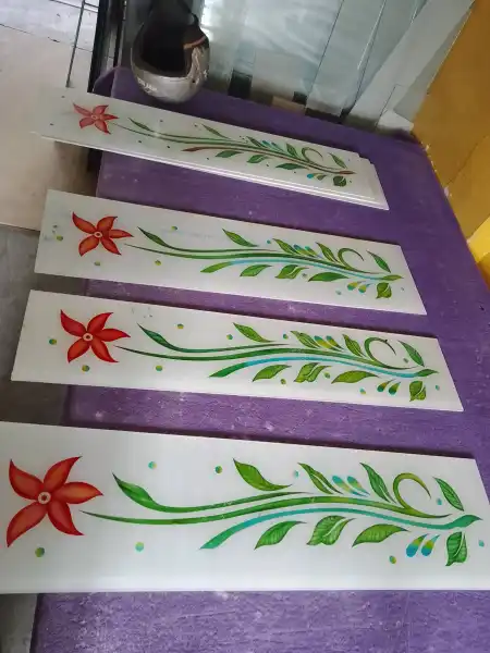 Colour etching shape 2 - MAA DURGA GLASSES