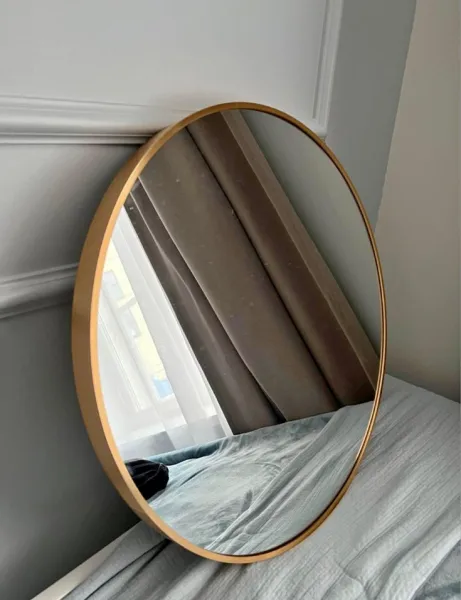 Profile mirror 2×2 ... golden colour  - MAA DURGA GLASSES