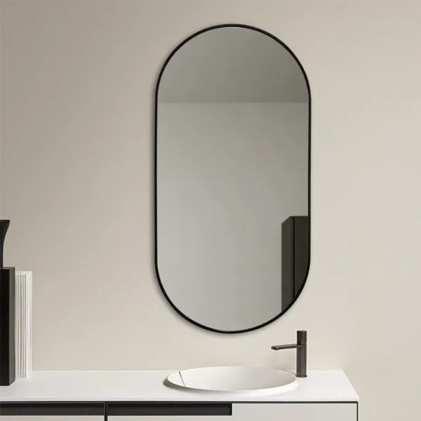 Oval shape profile mirror. - MAA DURGA GLASSES