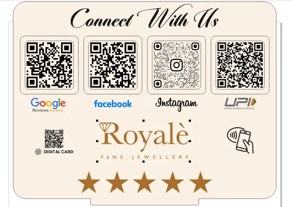 QR CODE STAND PRICE 2250 - DIZITAL MARKETING