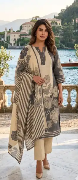 Khadi cotton premium suit - U.K. FASHION