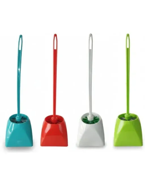 Priya round latrin brush with holder pcs 70 - SILPI AGENCIES