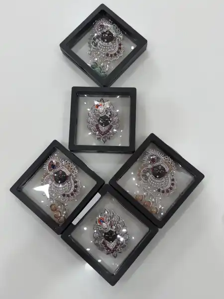 Silver Pendant-cum-Broche - RAM SWAROOP MOTI LAL AGRAWAL JEWELLERS
