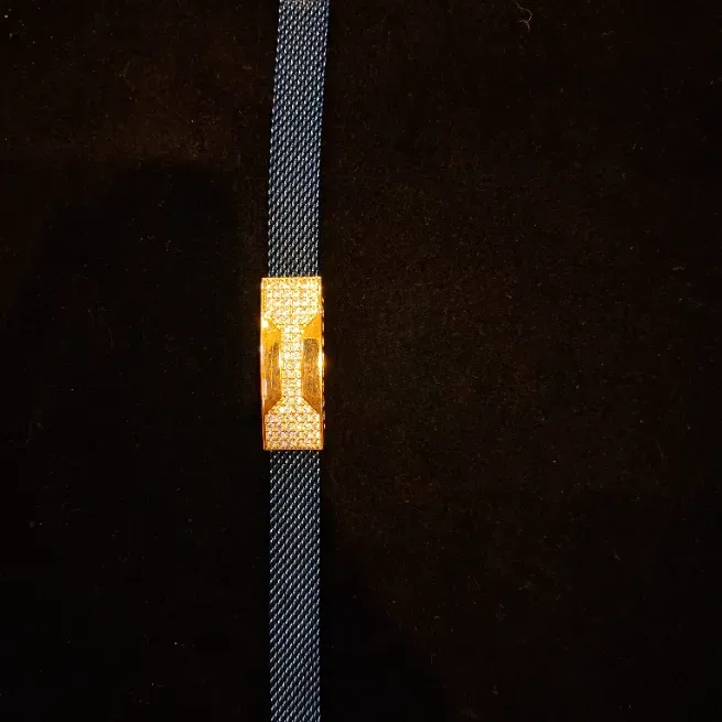 Metal strap braclet Rodium  - पन्ना ज्वैलर्स बद्रीनाथ एण्ड सन्स