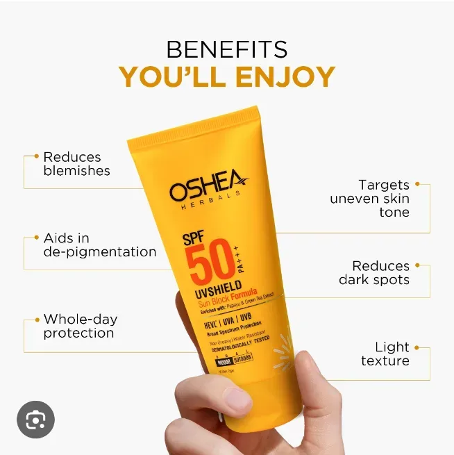 Oshea Sunscreen spf50 - CHARVI BEAUTY