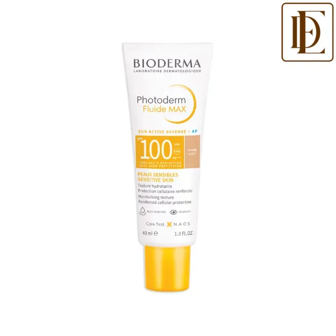 Bioderma Photoderm Fluide Max SPF 100 PA++++ Tinted Sunscreen for Sensitive Skin | In Vivo Tested (40ml) - DURGA EMPORIUM