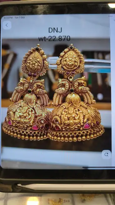 Fancy Jhumka design - DAGINA JEWELLERS