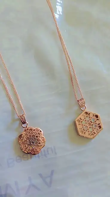 925 silver rose gold pandel - JUGAL KISHORE PRAKASH NARAYAN JEWELLERS