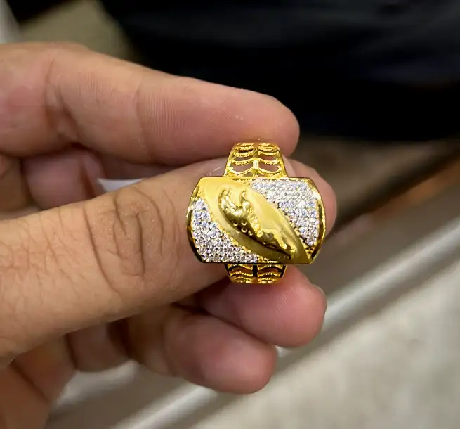 Jaguar Ring | 5.5 gram | 18KT Gold - SATISH CHANDRA SHIVAM KUMAR SARRAF