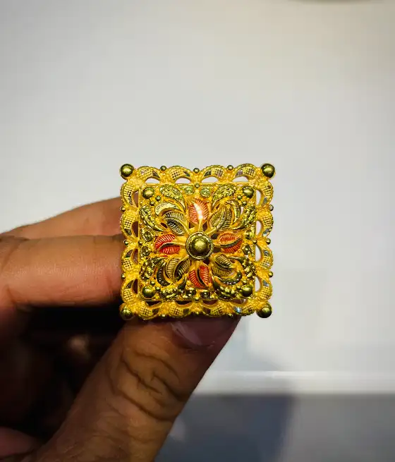 Square Ring (LADIES) | 8 grams - SATISH CHANDRA SHIVAM KUMAR SARRAF