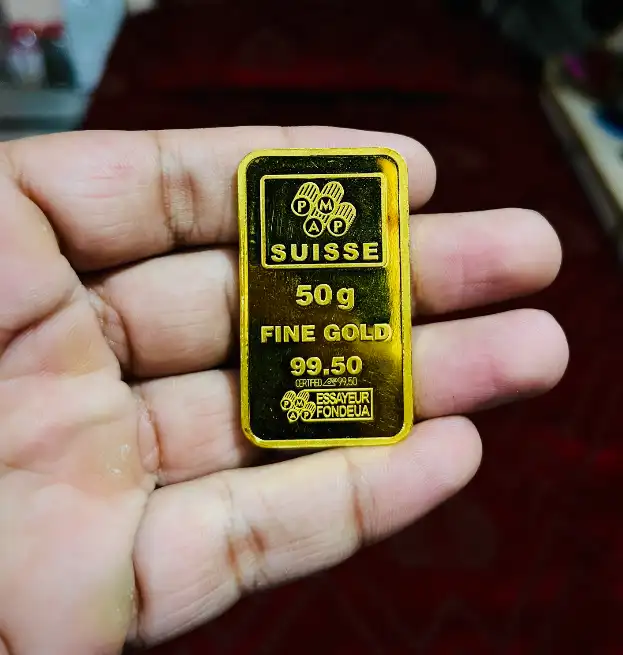 PAMP 50g 99.50 Coin - SATISH CHANDRA SHIVAM KUMAR SARRAF