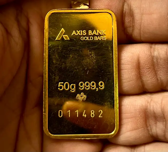 Axis Bank | 50g 99.99 Gold Coin - SATISH CHANDRA SHIVAM KUMAR SARRAF