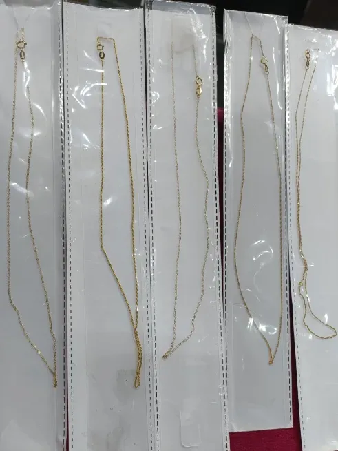 0.500 to 0.600 g gold chains available  - शान्ती ज्वैलर्स