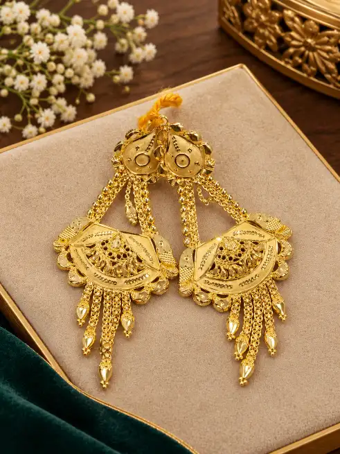 Earring gold  - सतीश ज्वेलर्स